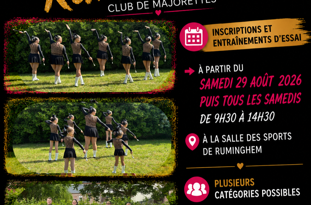 Recrutement Les Majorettes de Ruminghem